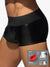 Addicted Fetish ADF134 Front Zip Rub Trunk  Black