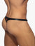 Addicted Fetish ADF209 Round Buckle Rub Thong Black