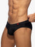 Addicted Fetish ADF150 Allover Zip Swim Brief Black