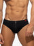 Addicted Fetish ADF150 Allover Zip Swim Brief Black
