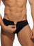 Addicted Fetish ADF150 Allover Zip Swim Brief Black