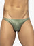 ES Collection Shiny Recycled Rib Bikini Khaky