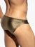 ES Collection UN597 Art Deco Metallic Brief Gold