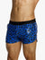 Modus Vivendi Leopard Jogging Cut Shorts Blue